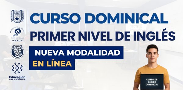 Curso Autofinanciable: Primer Nivel de Inglés Dominical en Línea (Enero - Mayo 2026)
