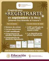 Beca &quot;Jóvenes Construyendo el futuro&quot; Septiembre 2025