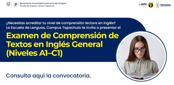 EXAMEN DE COMPRENSIÓN DE TEXTOS EN INGLÉS GENERAL