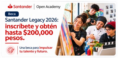 Beca Santander LEGACY 2026